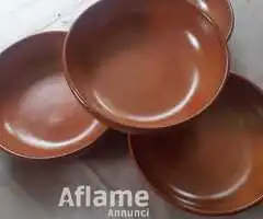 Servizio piatti terracotta